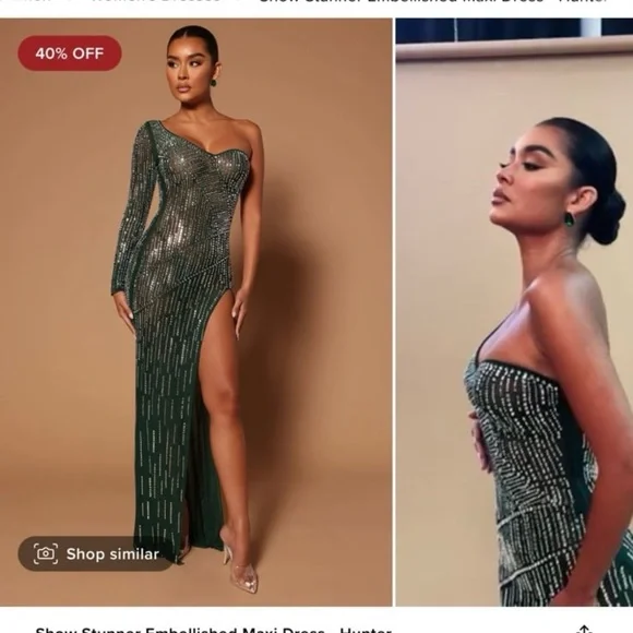 Embellished Maxi Dress - Picture 6 of 6